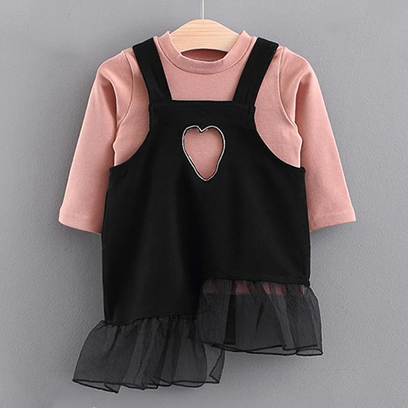 

Bear Leader Baby Girls Princess Party Dress New Autumn Full Sleeve Suspender Costumes Infant Sweet Vestidos Causal Wedding Dress