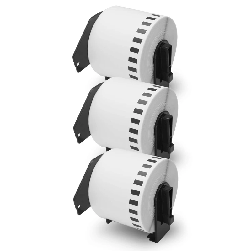 5X для принтера Brother DK-22205 этикетки 62 мм рулон + катушка QL-560 QL-570 | Компьютеры и офис