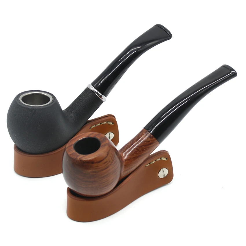 Аксессуары для дымящих труб из нержавеющей стали серебряный нож яловой кожи