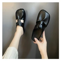 large size 2021 slippers womens outer wear soft sole baotou half slippers european and american hollowed out folding sandals