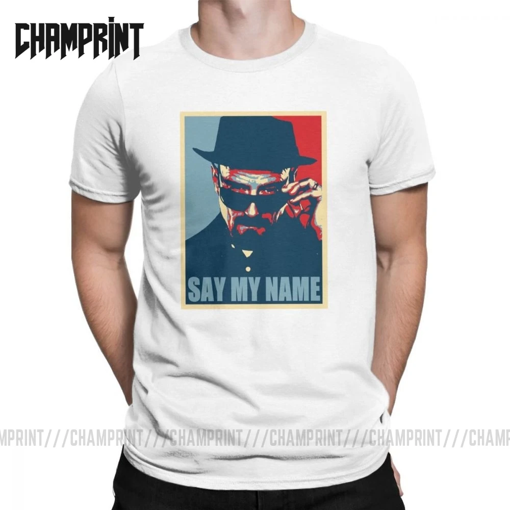 Мужская футболка из 100% хлопка с коротким рукавом для Гейзенберга Уолтер Вайт