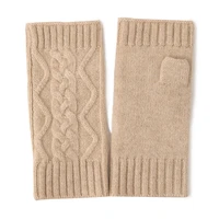 shuchan 100 cashmere warm winter gloves women adult women wrist solid gloves mittens fashion fingerless gloves