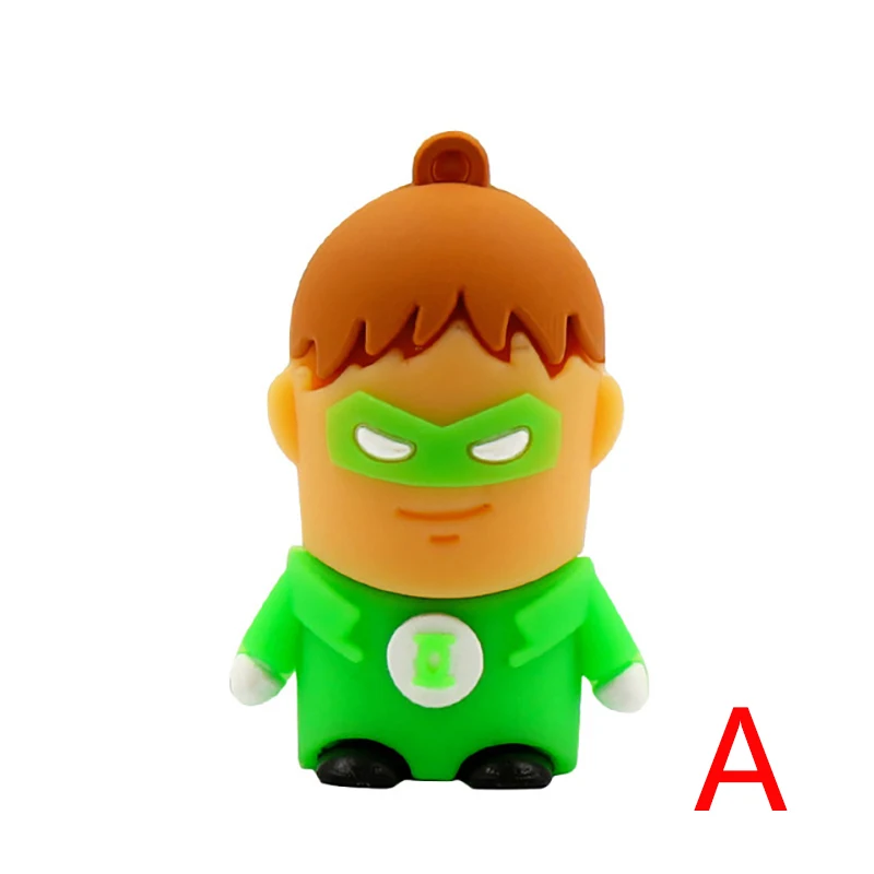 Хит продаж usb 2 0 Капитан Америка Человек паук Бэтмен Супермен 64 Гб USB флеш