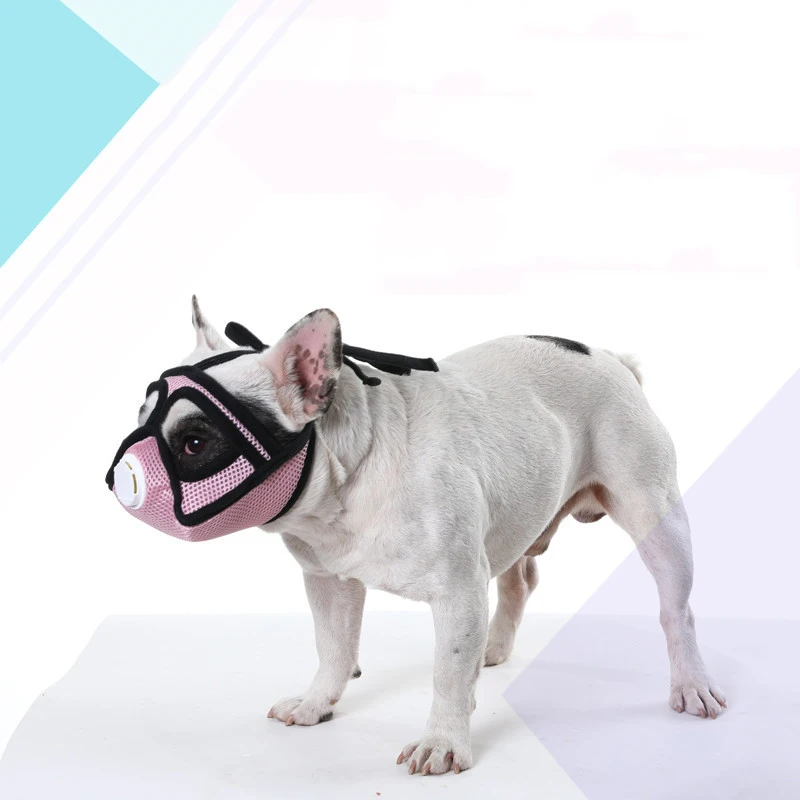 Короткая мордочка для мопса французского бульдога с дыхательным клапаном чехол