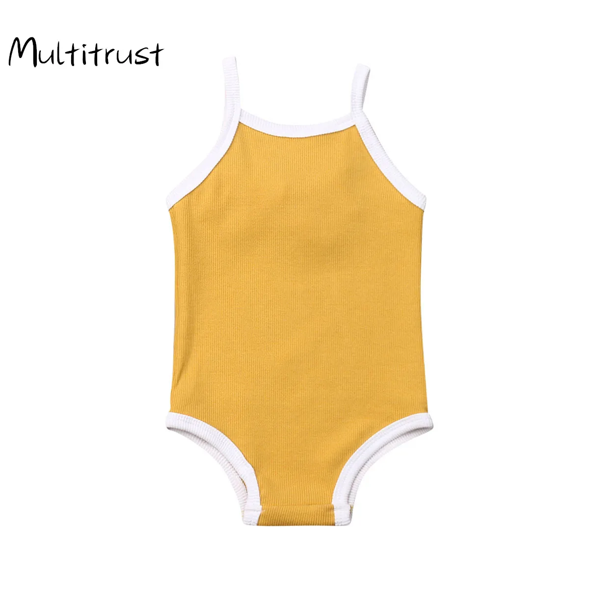 Baby Summer Clothes Toddler Girl Knitted Pits Casual Halter strap vest Suspender Outfit One-Pieces | Детская одежда и обувь