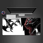 Коврик для мыши с черно-белым драконом