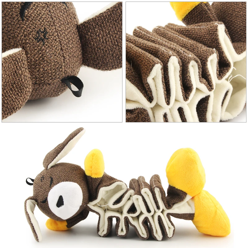 Игрушка для собак с утечкой ткани щенков игрушка медленного кормления маленьких