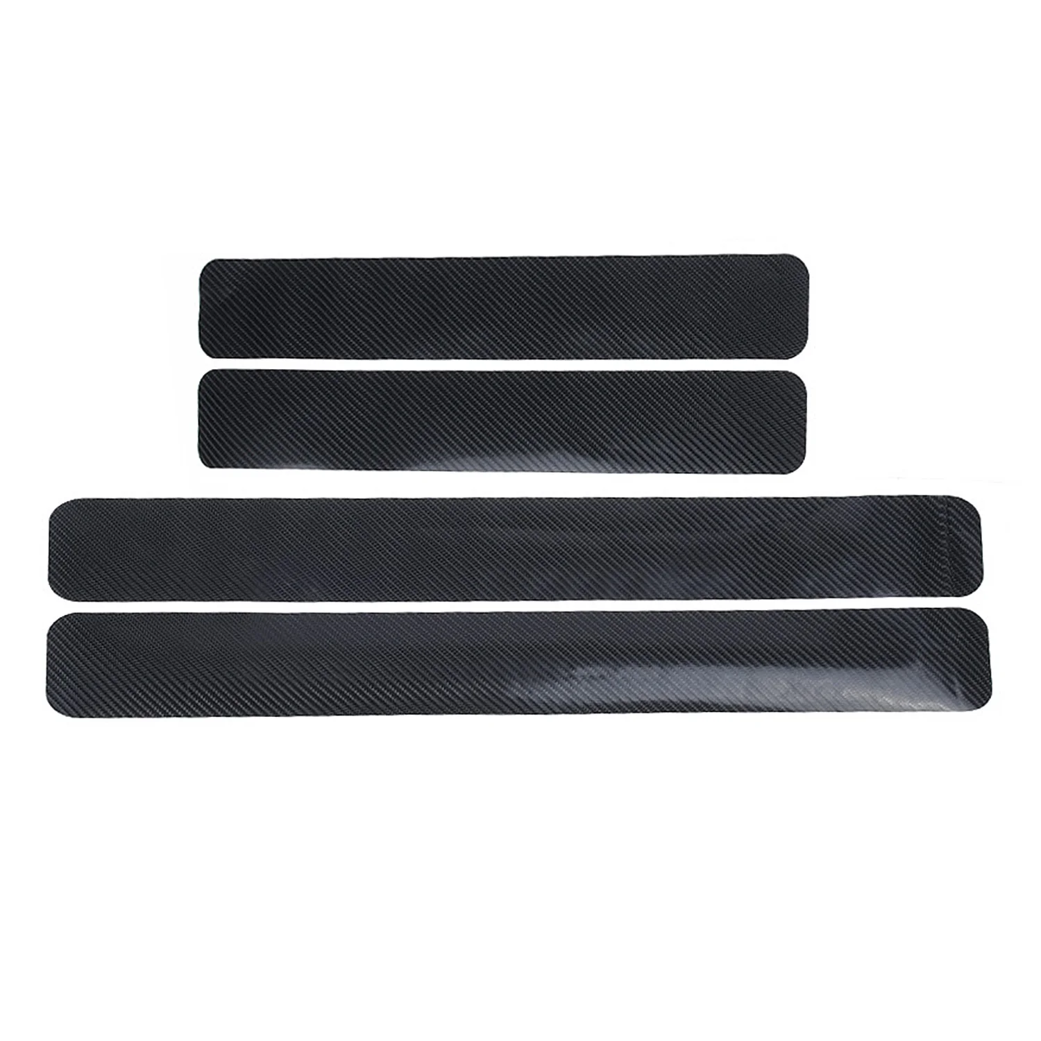 

Replacement Door Sill Stickers Carbon Fiber Scuff Threshold Anti-Scratch