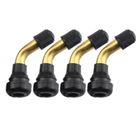4pcs tyre valves stem right angle snap in rubber 90 degree brass for electric scooter and xiaomi m365 electric scooter