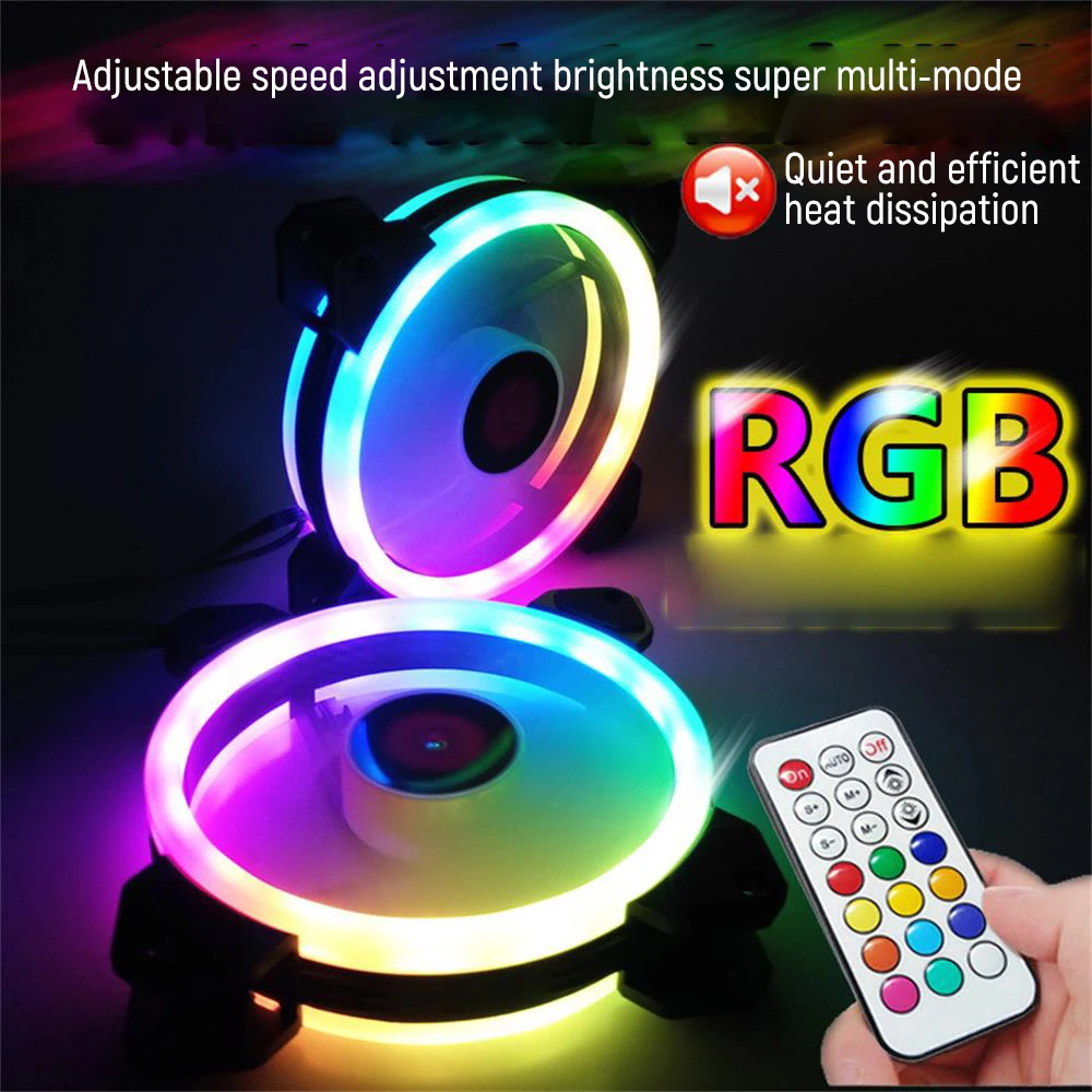 Кулер COOLMOON для ПК с RGB-подсветкой 120 мм 6 контактов 12 В | Компьютеры и офис