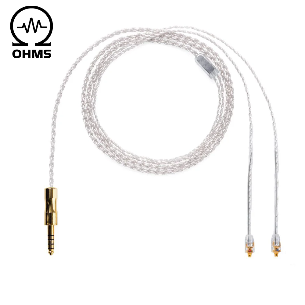 ALO литцендрат с серебряным покрытием обновления кабель наушников съемный