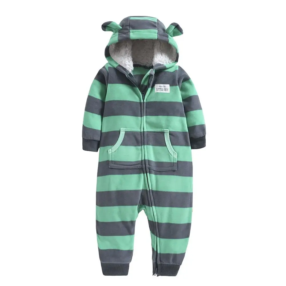 Весенняя одежда для малышей флисовая с капюшоном младенцев осенняя из