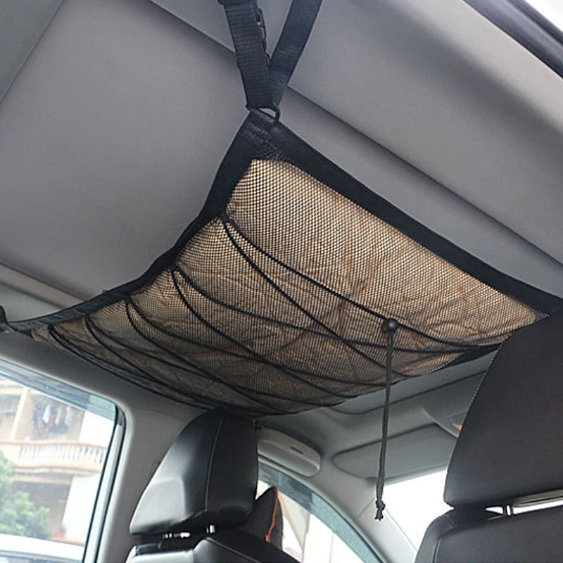 

Портативная Автомобильная потолочная сетка для хранения, интерьер автомобиля, сетка-органайзер, сетка для автомобиля, Потолочная сумка для...