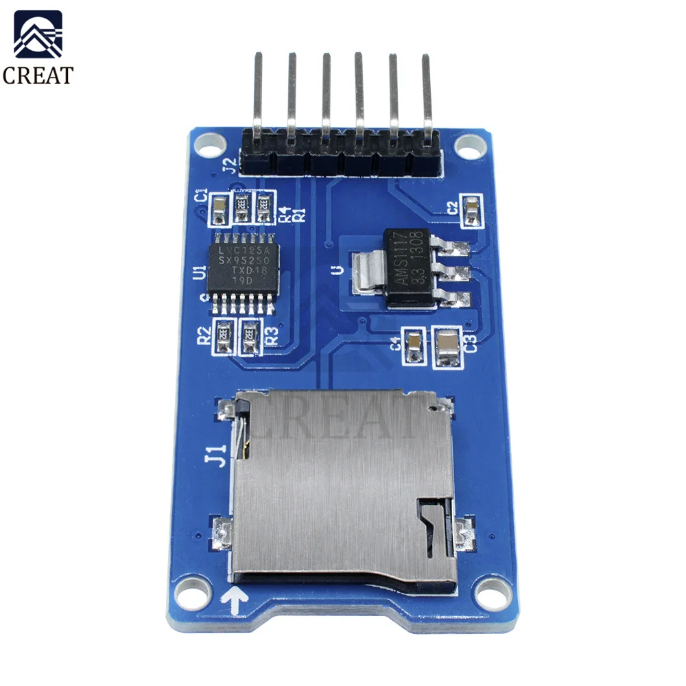 Плата для хранения Micro SD 2 шт. адаптер TF-карты экран памяти расширительный модуль