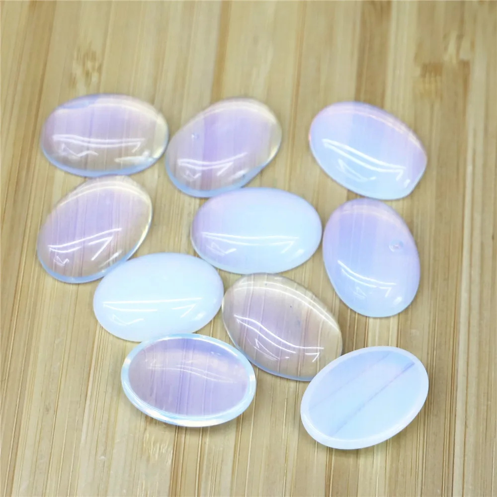 

fashion hot sale good quality Opalite Stone Oval CAB CABOCHON for jewelry Accessories 25x18mm wholesale 30pcs/lot free shippi
