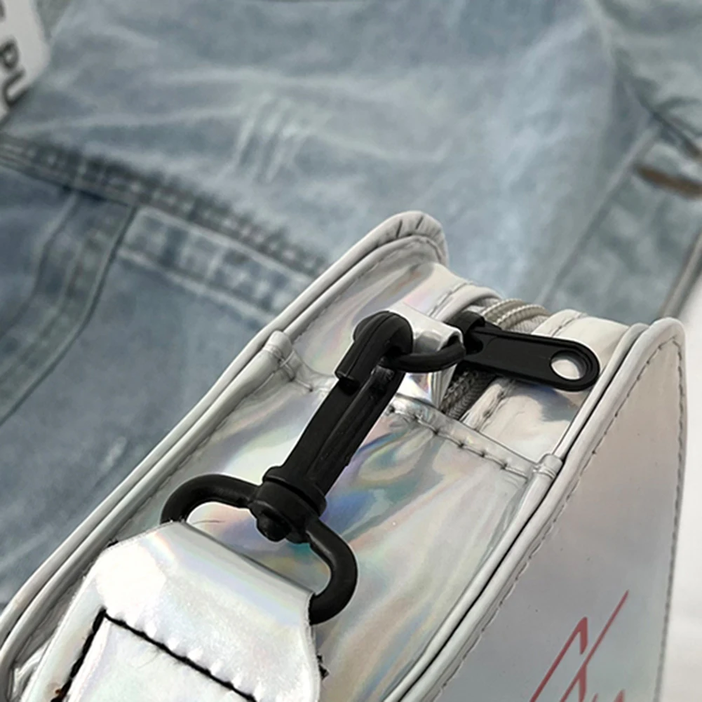 

Popular Chinese Character Printing Crossbody Bags Laser Shopping Messenger Bags Small Ladies PU Leather Shoulder Bags