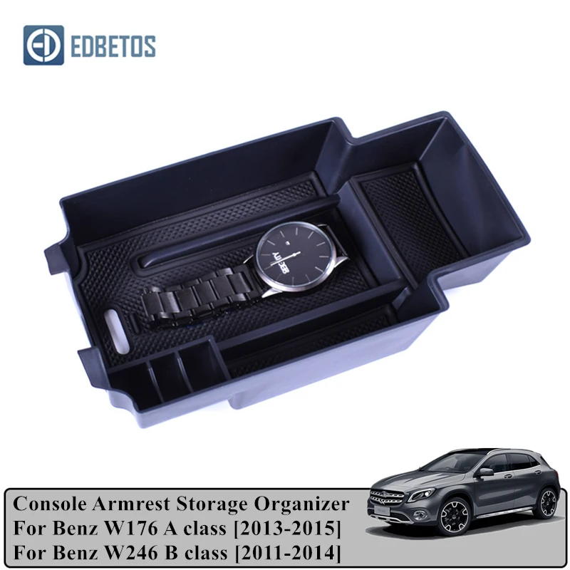 

Console Armrest Storage Organizer For Benz W176 A Class 2013 2014 2015 A180 A200 A220 A250 / A45 AMG / CLA / GLA Car Accessories