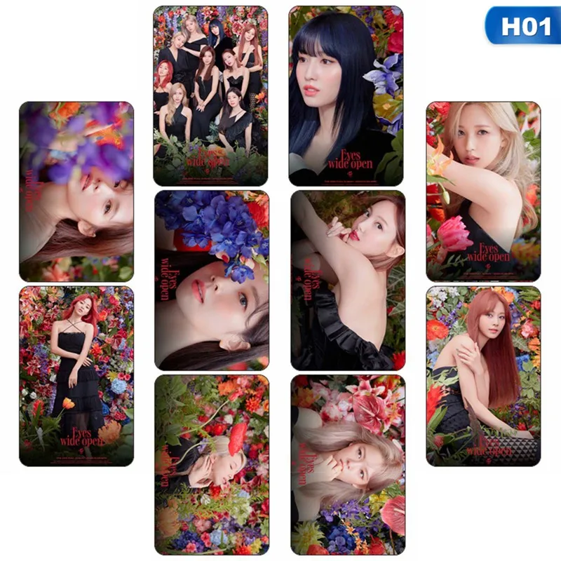 

10 Pcs KPOP Twice I CAN'T STOP ME Photo Card Stickers Sana Mina Bus Sticker Fans Collection For Fans Gifts