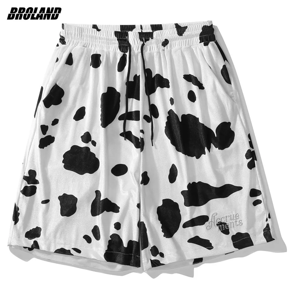 

Short Men Basketball Letters Print 2021 New Summer Hip Hop Oversized Polyester Casual Harajuku Streetwear Mesh Holes Short