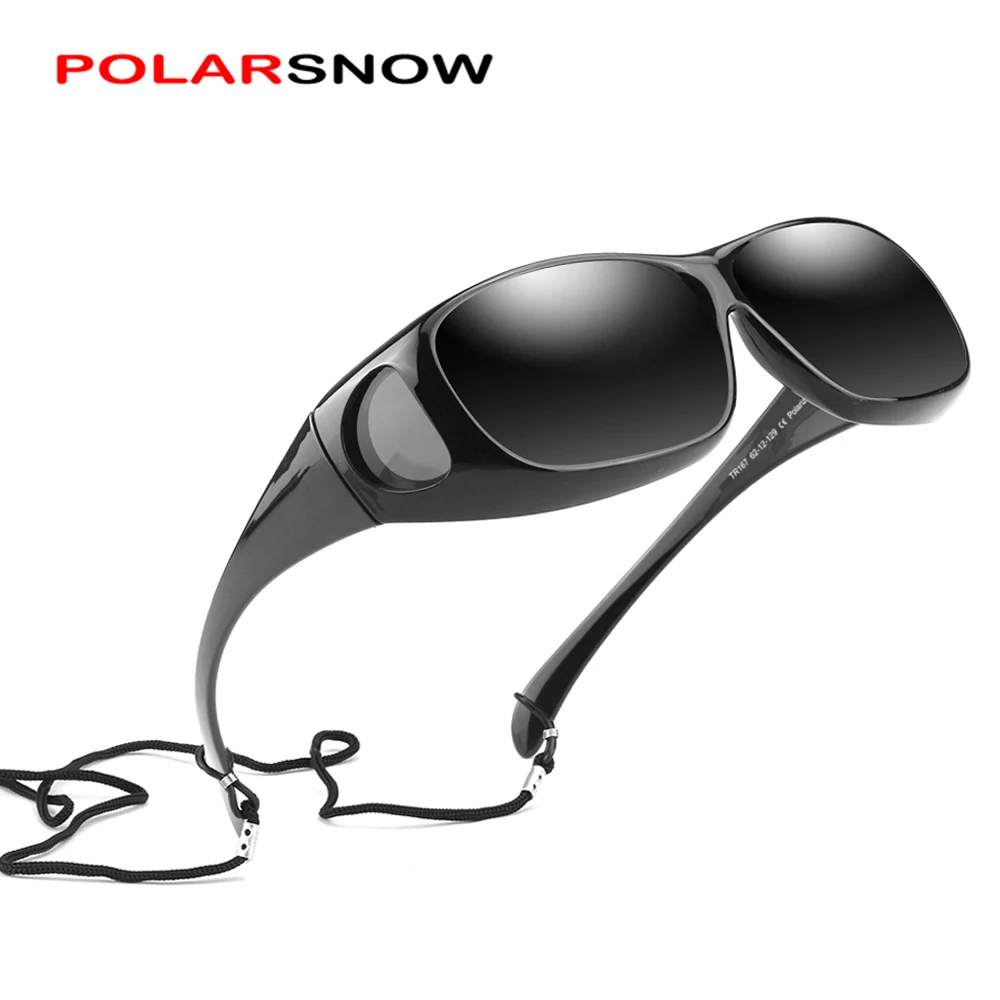 Поляризационные солнцезащитные очки POLARSNOW Wear для мужчин и женщин ультралегкие TR90