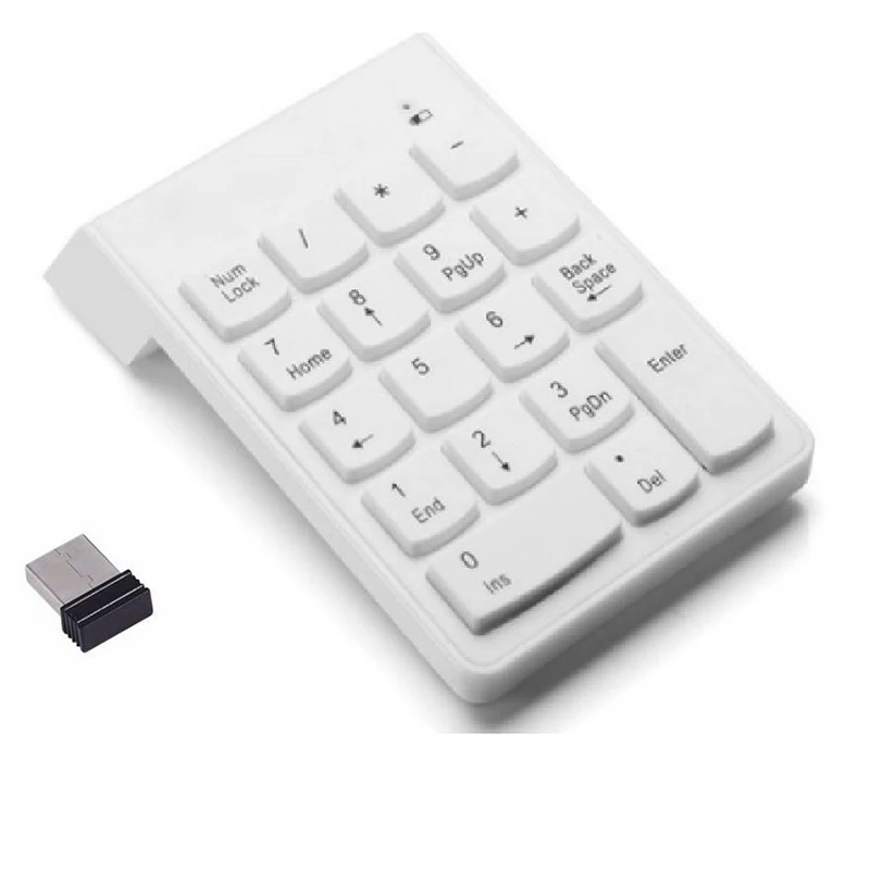 Беспроводной 2 4 ГГц 18 клавиш цифровой клавиатуры цифровые клавиши для ноутбука