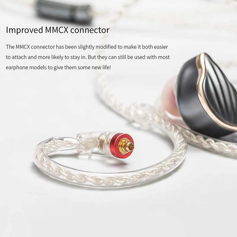 FiiO LC 3.5BS 2.5BS короткий кабель наушников Медь покрытая серебром Стандартный MMCX 3 5 мм