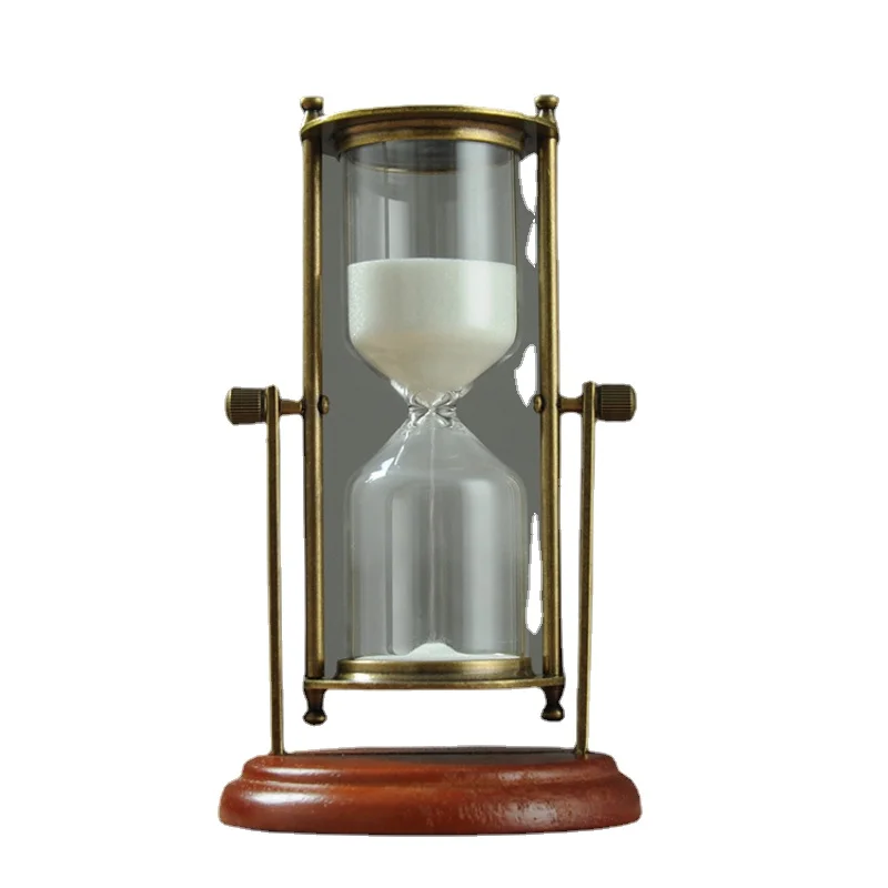 

Nordic Retro Home Decoration Ornaments Antique Home Decor House Warming Gift Hourglass Jewelry Reloj De Arena Vintage Decor C