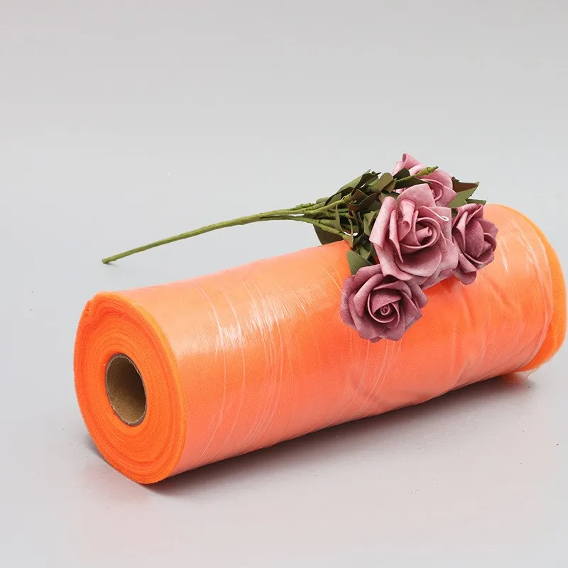 1" 100y Тюль" рюмочка "ткань Diy ремесло детский душ юбка-пачка скатерть лента из органзы Свадебная вечеринка праздничные украшения принадлежности