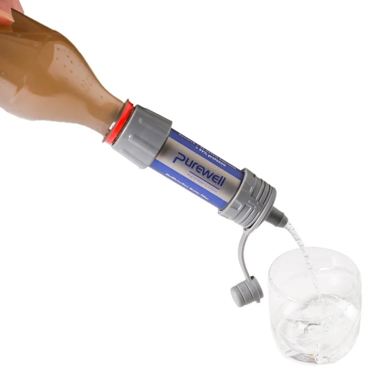 

1Pcs Outdoor Mini Survival Water Straw Filter Micro Filter System Camping Hunting Climbing Emergency Life