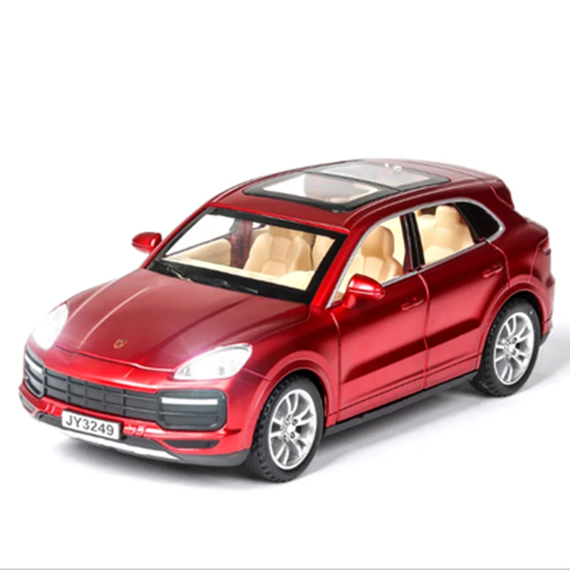 Модель автомобиля из сплава Cayenne 1:32 модель внедорожника 1/32 звук и светильник 6