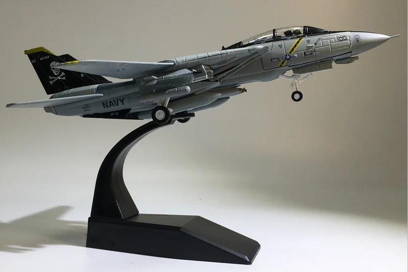 1/100 военная модель игрушки F14 Tomcat F-14A/B AJ200 VF-84 истребитель литой металлический самолет модель самолета для коллекционирования
