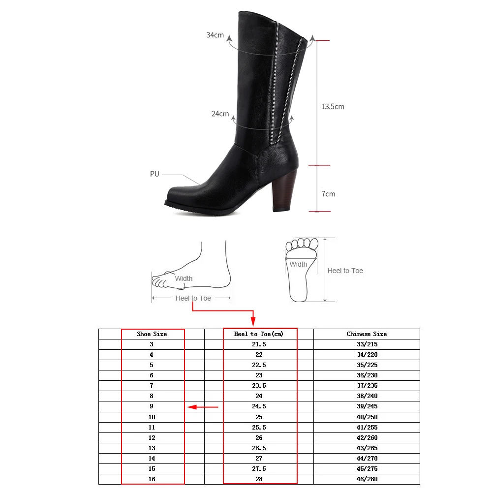 Женские ковбойские ботинки на высоком каблуке черные винно-красные сапоги до