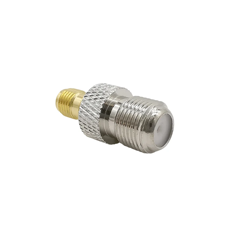 

2Pcs SMA Female Jack to F Type F Female Jack Straight RF Coaxial Adapter F to SMA Convertor SMA Female to F Female Connector