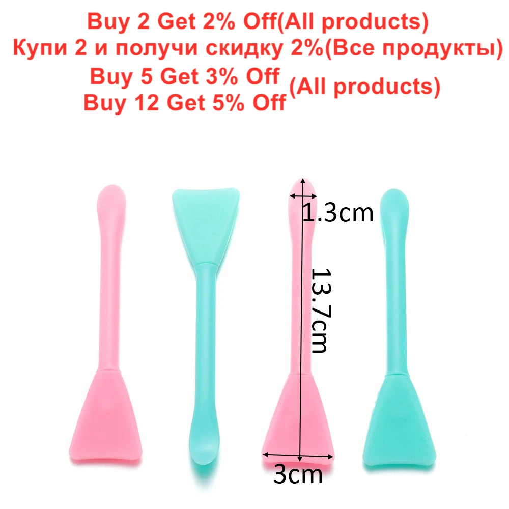 2/5Pcs Soft Silicone Stirring Brush Easy Clean Multifunction Powder Spoon Epoxy Resin Tool For DIY Craft Making Supplies | Украшения и