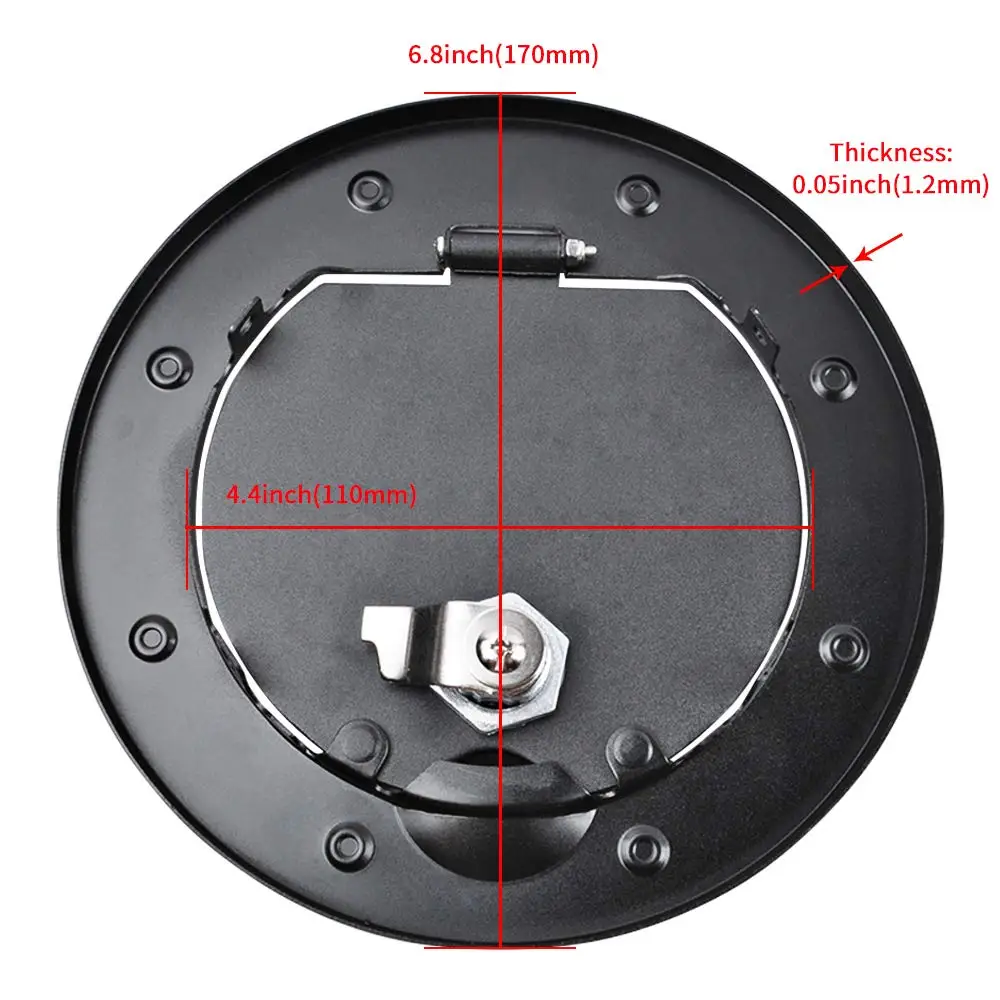 Запорная Крышка для бензобака топливный наполнитель дверная 2007 2017 Jeep Wrangler JK и