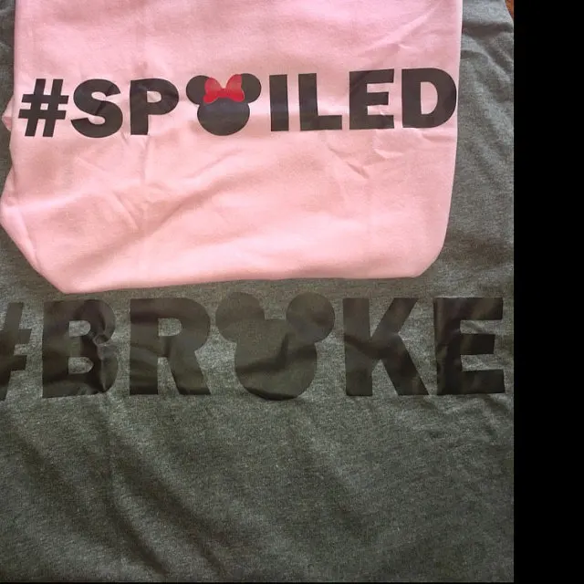 

Broke Spoiled Couple T-shirt Vacation Family Matching Women Unisex Top Tee Fashion Casual Short Sleeve T Shirt Cotton Drop Ship