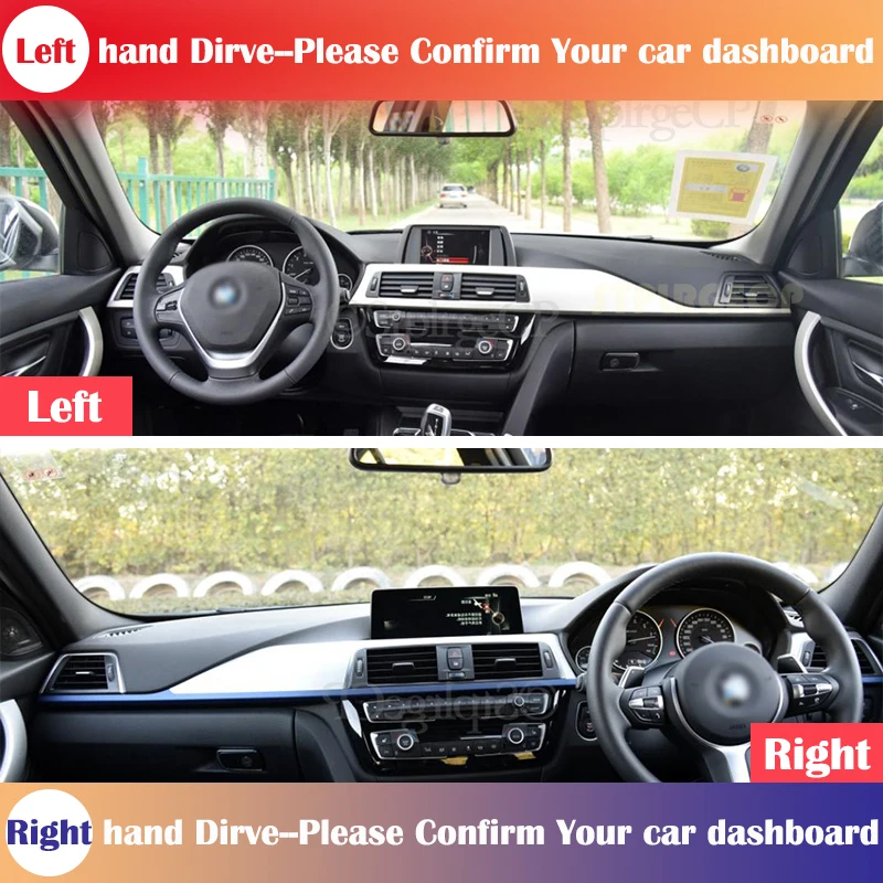 

for BMW 3 Series F30 2012~2018 with AudioAnti-Slip Dashboard Cover Protective Pad Car Accessories Sunshade Carpet 2017 2016 2015