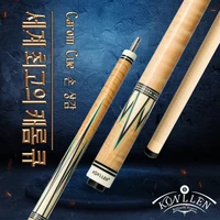 konllen carom billiards cue real inlay low deflection 3 cushion carom cue 12 pieces in 1 shaft technology 142cm 12mm libre cue