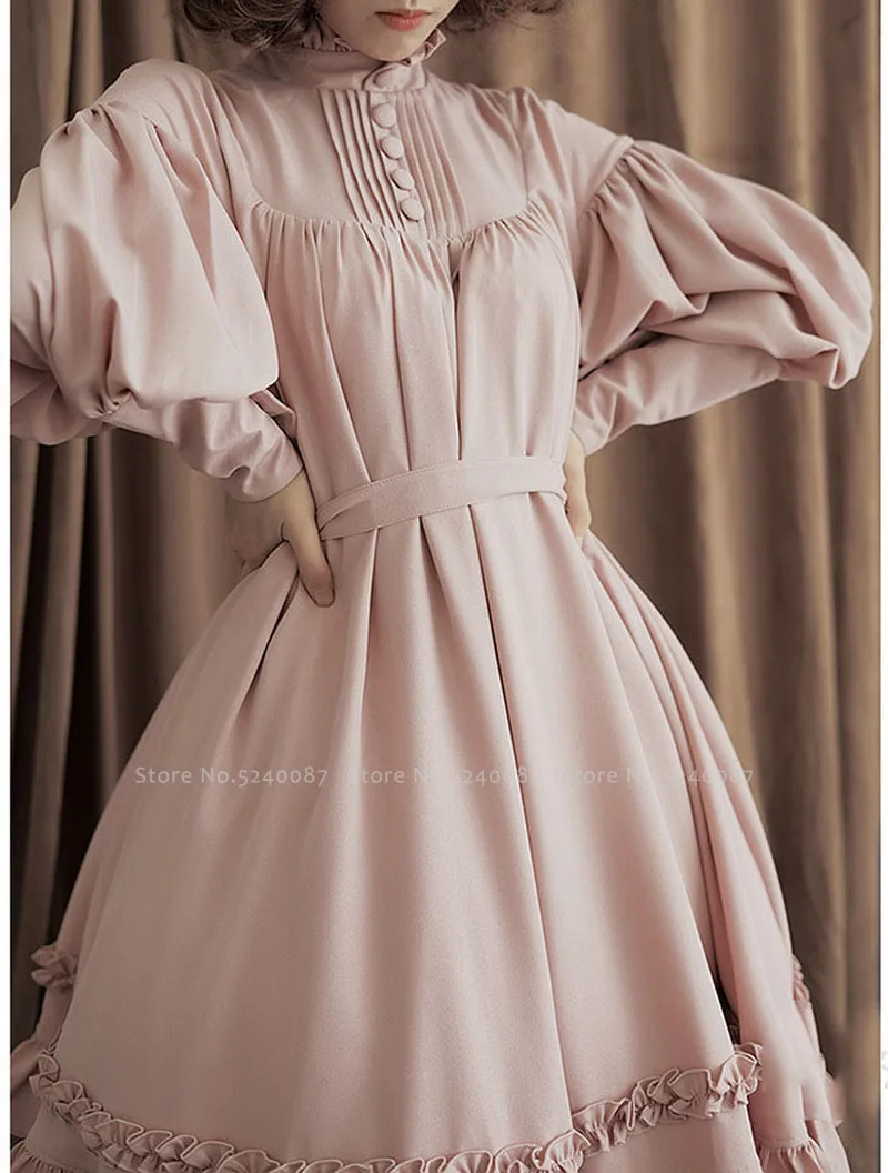 Женское вечернее платье в британском стиле принцессы с длинным рукавом ретро и