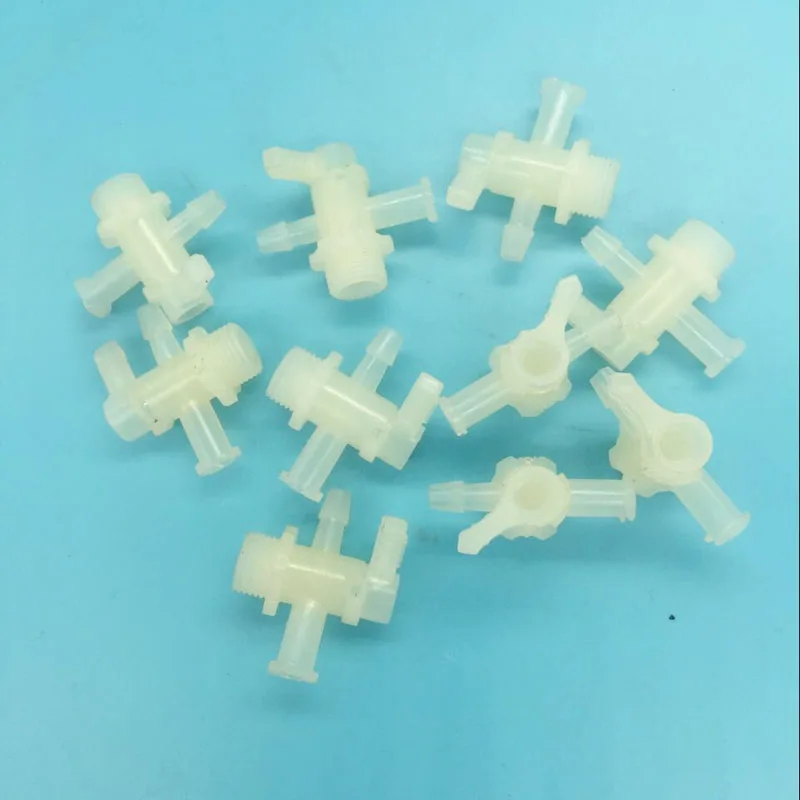 10 шт. струйный принтер СНПЧ система чернил ручной клапан 3 способа для флоры LJ320K