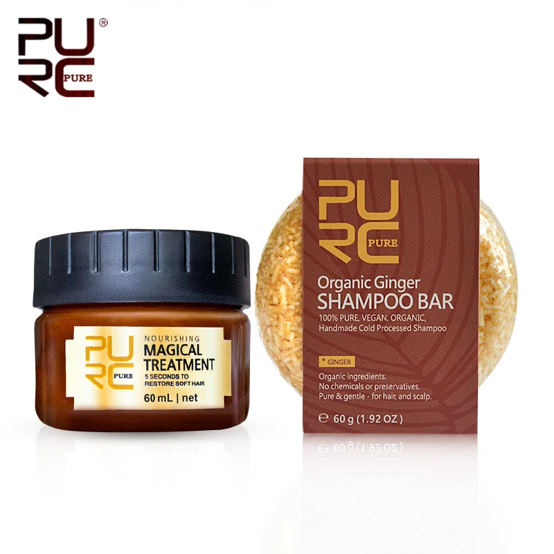 Волшебная маска для волос PURC восстанавливает поврежденные волосы лечение ручной