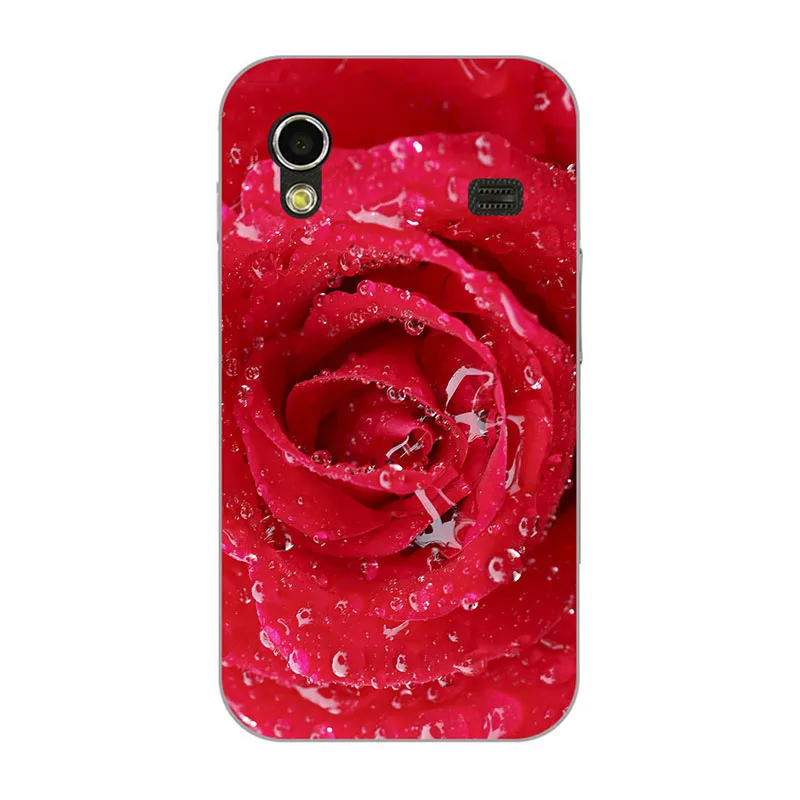 M098 Модные, мягкие, силиконовые чехлы для samsung Galaxy Ace S5830i GT S5830 GT-S5830i чехол с принтом задняя крышка мультяшная Роза узорная оболочка - Цвет: M098