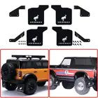 Брызговики Traxxas Trx4, металлические резиновые Брызговики, брызговик, Бронко 2021, металлический кронштейн, запчасти для радиоуправляемых автомобилей, аксессуары для дистанционного управления
