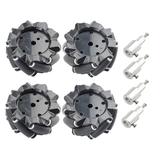 Колесо Omni Mecanum 80 мм со ступицами 4/6 TT для Arduino Raspberry Pi DIY STEM робот автомобиль шасси