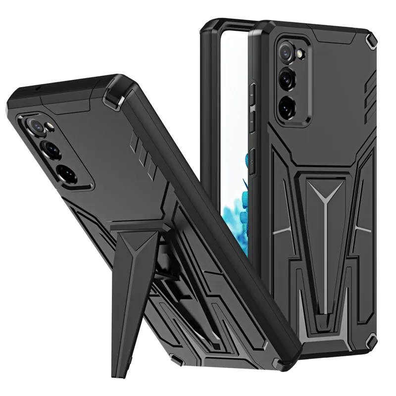

For Samsung Galaxy S9 S10 Plus S20 FE Case Shockproof Armor Stand Holder Car Ring Phone Case for Galaxy Note 9 10 Pro 20 Ultra