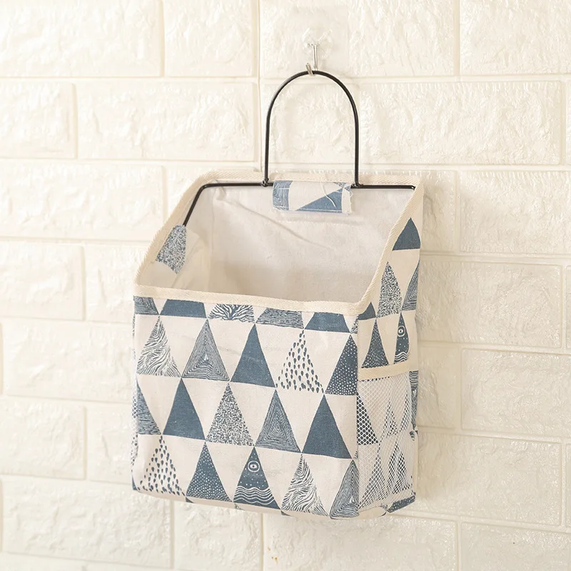 Dorm Room Phone Book Magazine Storage Bag Holder with Hook Bed Pocket New Lattice Hanging Bedside Organizer | Дом и сад