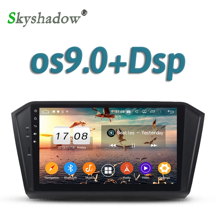 DSP Car DVD Player 10.1&quot IPS HD Android 11.0 4GB RAM 8core 32GB ROM GPS Map RDS Radio wifi Bluetooth 5.0 For VW PASSAT 2015 2016 |