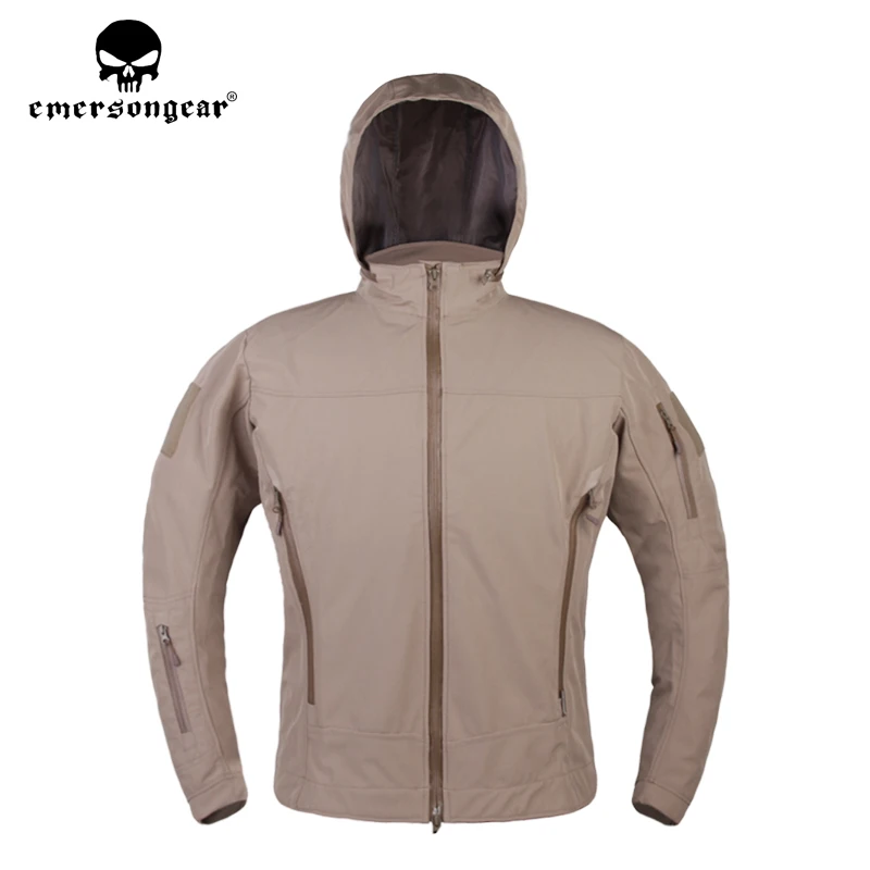 Emersongear, мужские флисовые куртки, уличные, для кемпинга, походов, зимнее пальто, для охоты, ветровка, куртка с капюшоном, охотничьи пальто EM6873 - Цвет: EM6873fg