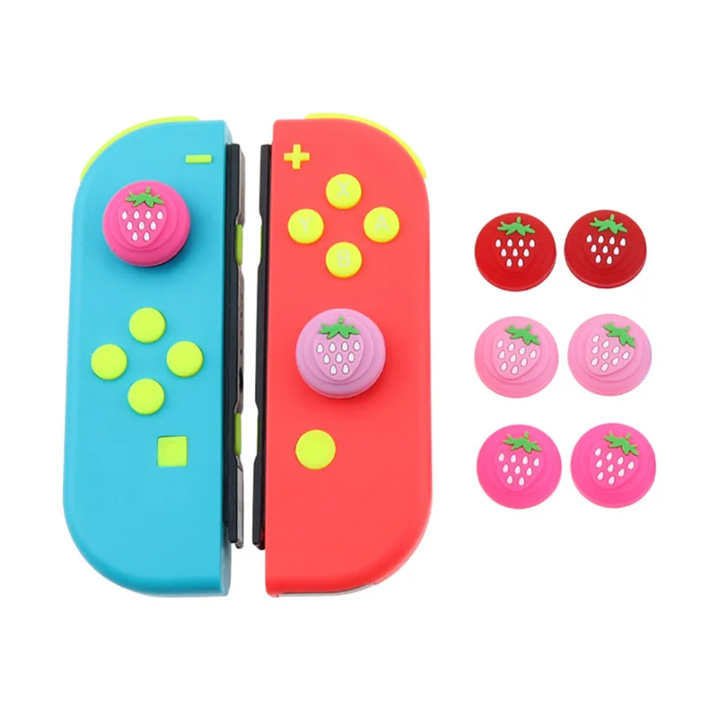 Свежие фрукты Стик ручка Кепки джойстик Крышка Для Nintendo Switch NS Lite Joy Con Nintend