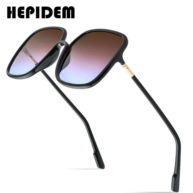 HEPIDEM 2020 новые Квадратные Солнцезащитные очки из ацетата нежные брендовые
